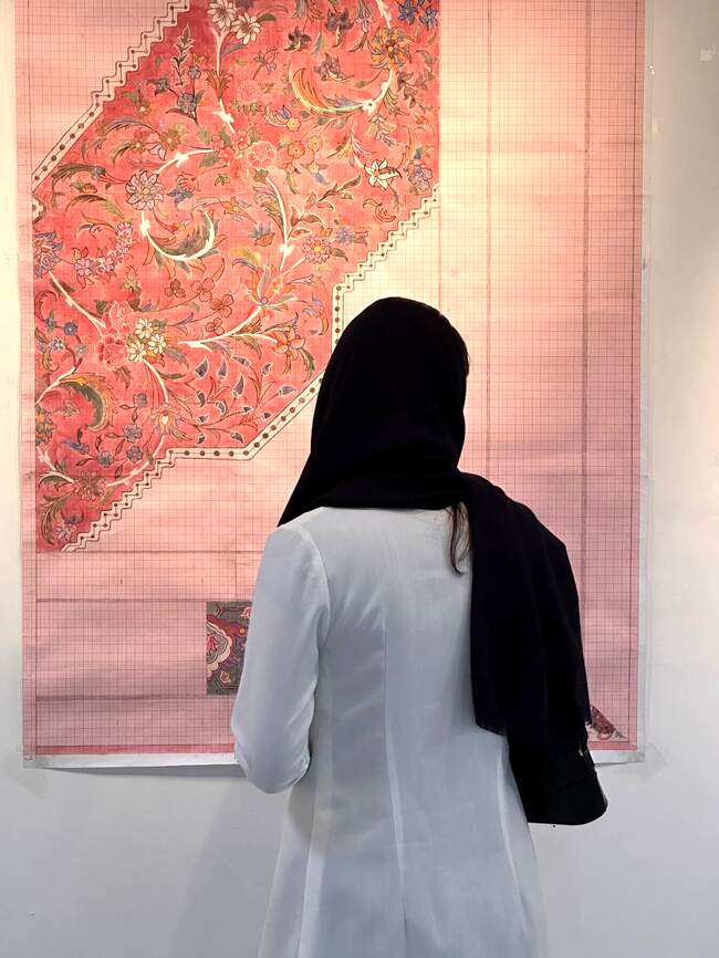 نمایشگاه انفرادی طراحی نقوش ایرانی در ارومیه