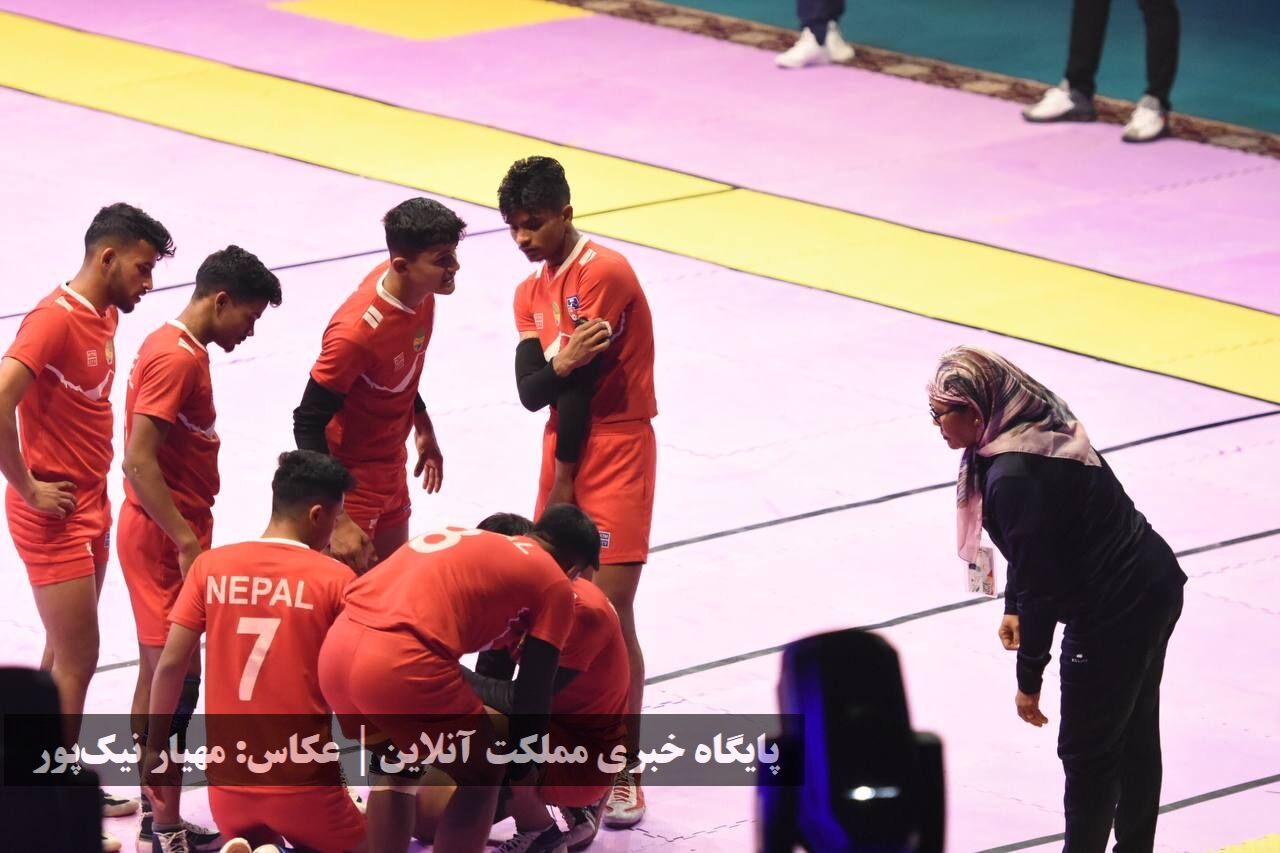 تصاویر | پایان نیمه نهایی کبدی قهرمانی جوانان جهان: نپال و پاکستان سو�