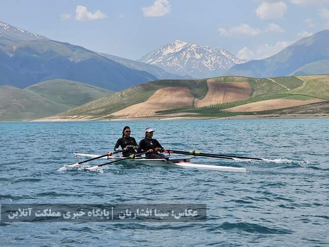 ششمین اردوی تیم ملی روئینگ بانوان در حال برگزاریست / تصاویر