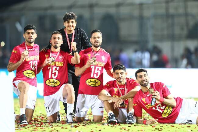 بازی پرسپولیس و نساجی و جشن قهرمانی سرخپوشان / تصاویر