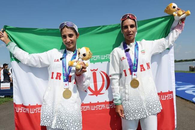 درخشش روئینگ ایران در بازی‌های آسیایی ۲۰۲۶ ناگویا / تصاویر