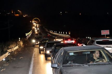انسداد ورودی یاسوج از سمت اصفهان