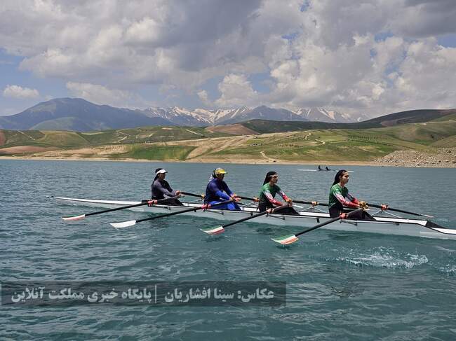 ششمین اردوی تیم ملی روئینگ بانوان در حال برگزاریست / تصاویر