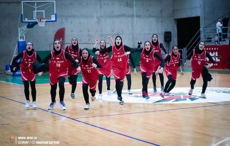 دومین برد تیم ملی بسکتبال دختران زیر ۱۶ سال ایران در رقابت‌های بسکتبال غرب آسیا