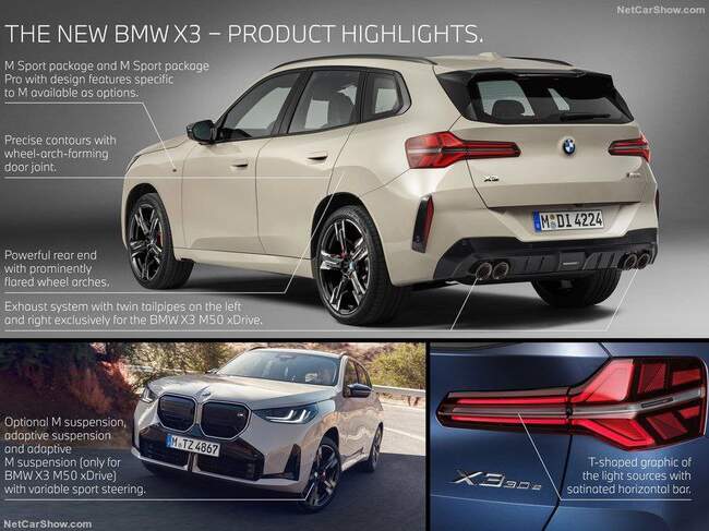 رونمایی از نسل جدید پرفروش‌ترین شاسی بلند BMW