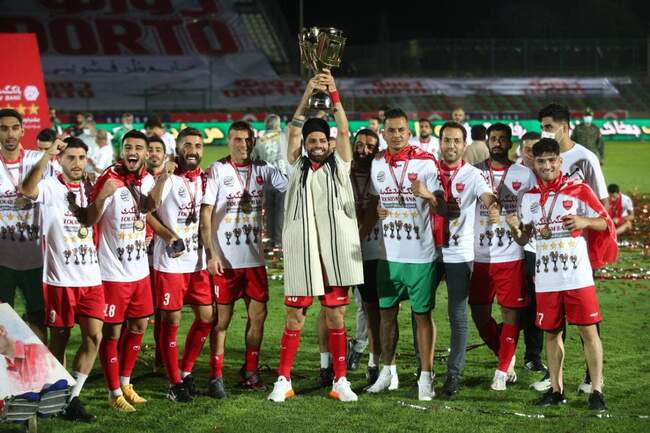تصاویر | جشن پنجمین قهرمانی متوالی پرسپولیس در لیگ برتر