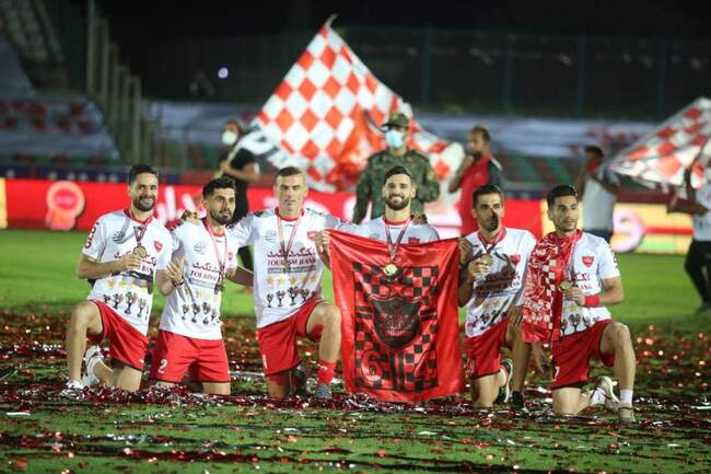 تصاویر | جشن پنجمین قهرمانی متوالی پرسپولیس در لیگ برتر