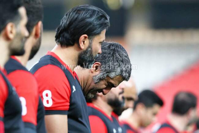 تصاویر دیدار دوستانه منتخب سرخابی و منتخب ۹۸ به یاد انصاریان و میناو�