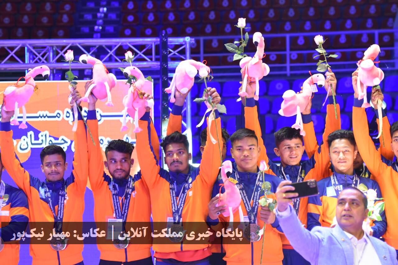 تصاویر | پایان نیمه نهایی کبدی قهرمانی جوانان جهان: نپال و پاکستان سو�