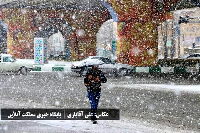 طراوت زمستانی ارومیه با اولین برف سال / تصاویر