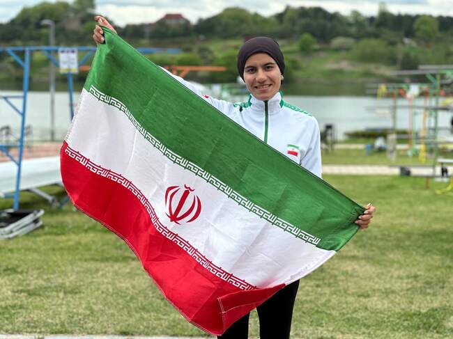 درخشش قایقرانان کشورمان در راه کسب سهمیه المپیک پاریس + تصاویر