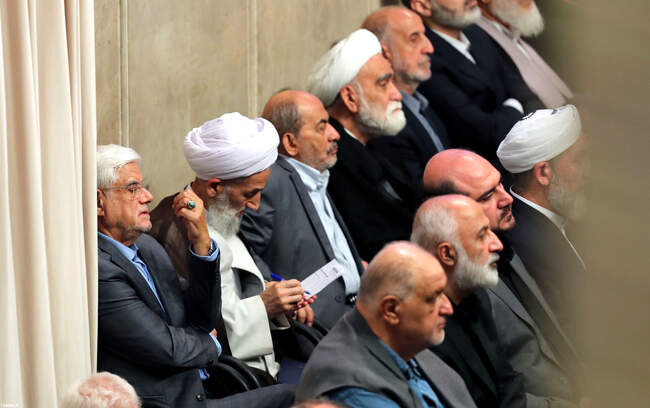 مراسم تنفیذ حکم مسعود پزشکیان به عنوان رئیس جمهور توسط رهبر معظم انق�